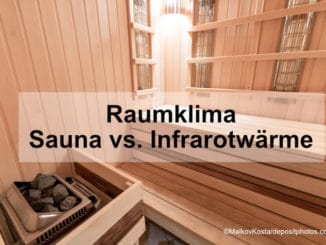 Raumklima von Sauna vs. Infrarotwärmekabine